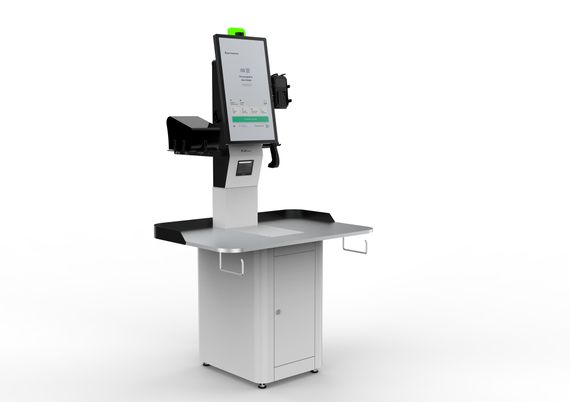 POScenter SCO-M210 Box(J4125, RAM 8GB, SSD 128GB, тумба для покупок)