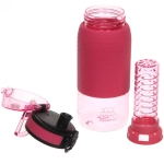 Бутылка спортивная UZSPACE Diamond 5055 с емкостью для фруктов (350 мл)