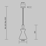 Подвесной светильник Maytoni Toys MOD405PL-01W2