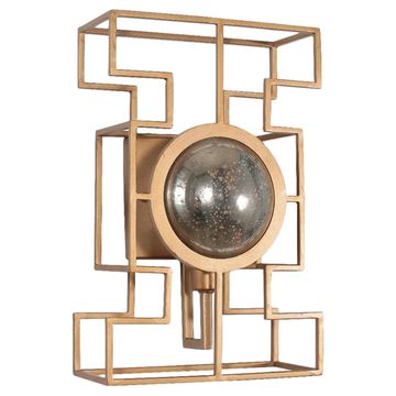 Настенный светильник Cuento AP1 Gold Crystal Lux