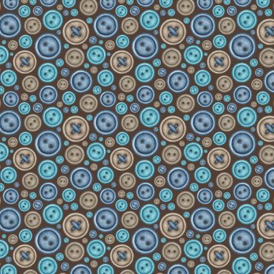 Пуговицы на коричневом