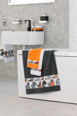 Полотенце 30x50 Feiler Mieze серое