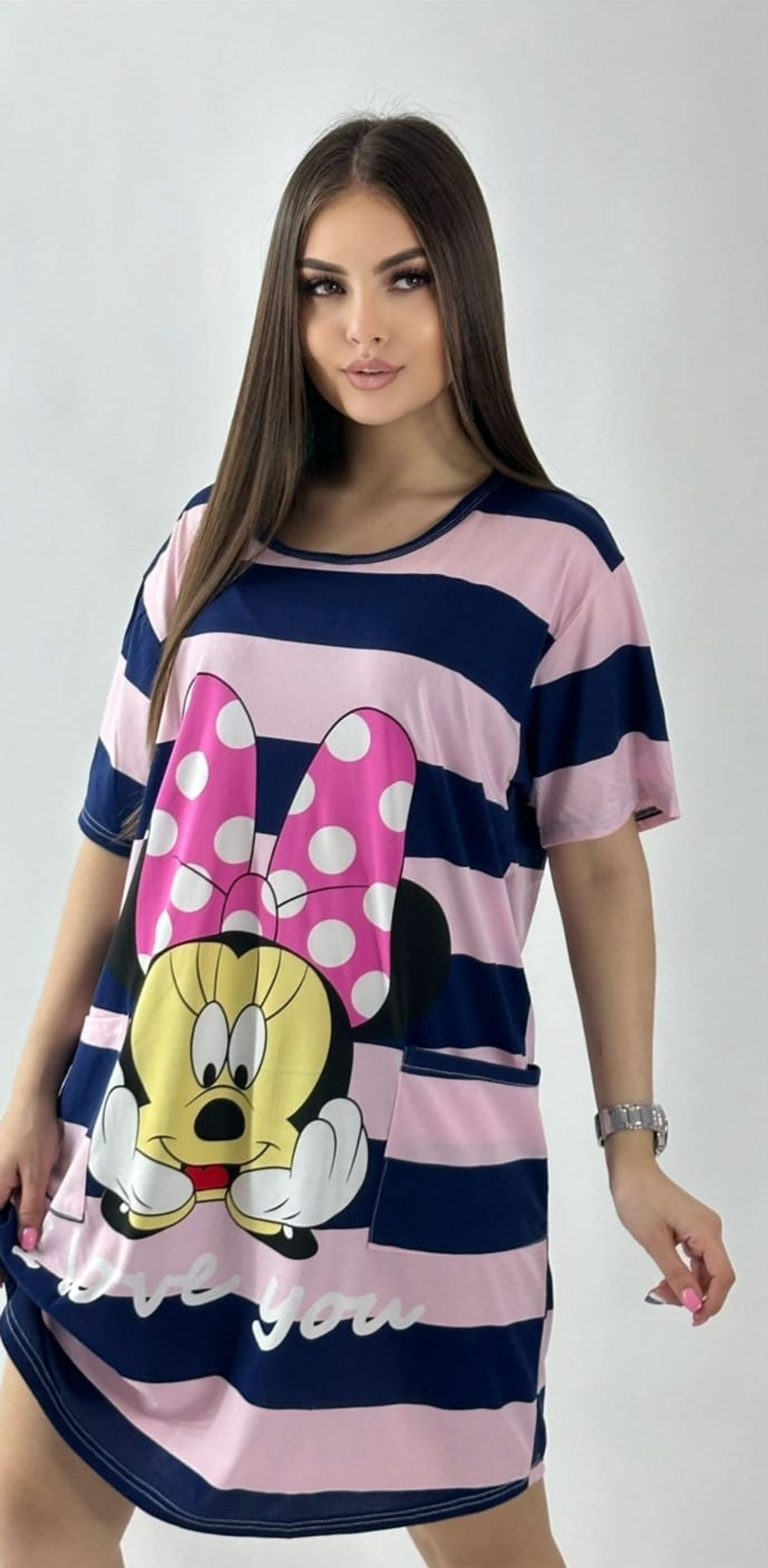 Туника Мультик с карманом 3684632-1/3