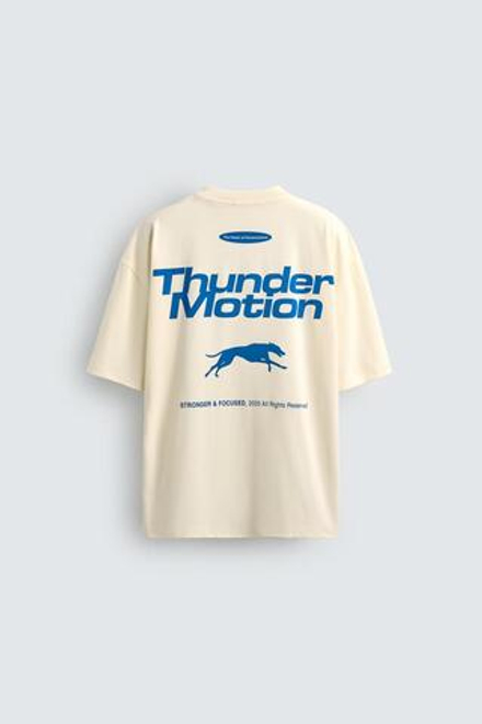 ZARA ФУТБОЛКА С КОНТРАСТНЫМИ ПРИНТАМИ, СВЕТЛО-ЖЕЛТЫЙ