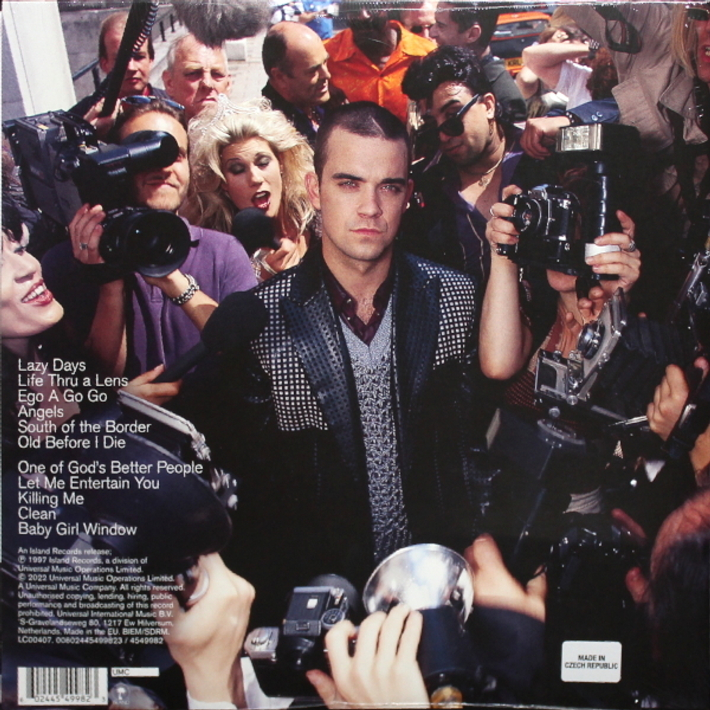 Robbie Williams / Life Thru A Lens (25th Anniversary Edition) (Clear Vinyl)(LP)