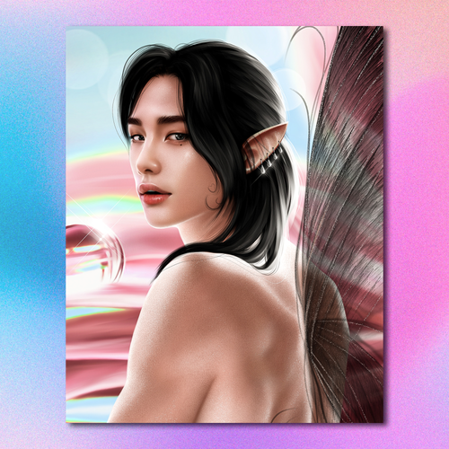 Арт принт / alexstayart / STRAY KIDS / Хёнджин #12