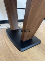 Кухонный раздвижной стол "Прадо", черный мрамор