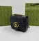 Мини-сумка на плечо женская Gucci GG Marmont черный