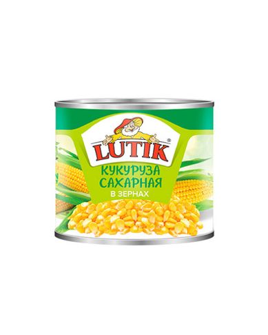 Кукуруза отборная Lutik, 425 мл.