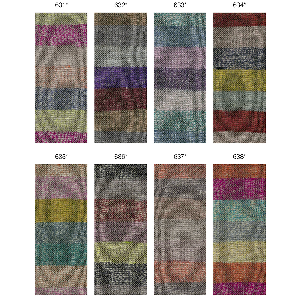 Lana Grossa Meilenweit Yak Colorblock