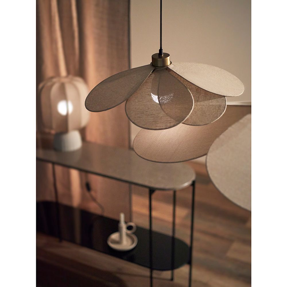 Светильник подвесной Kamille, Ø46 см, бежевый