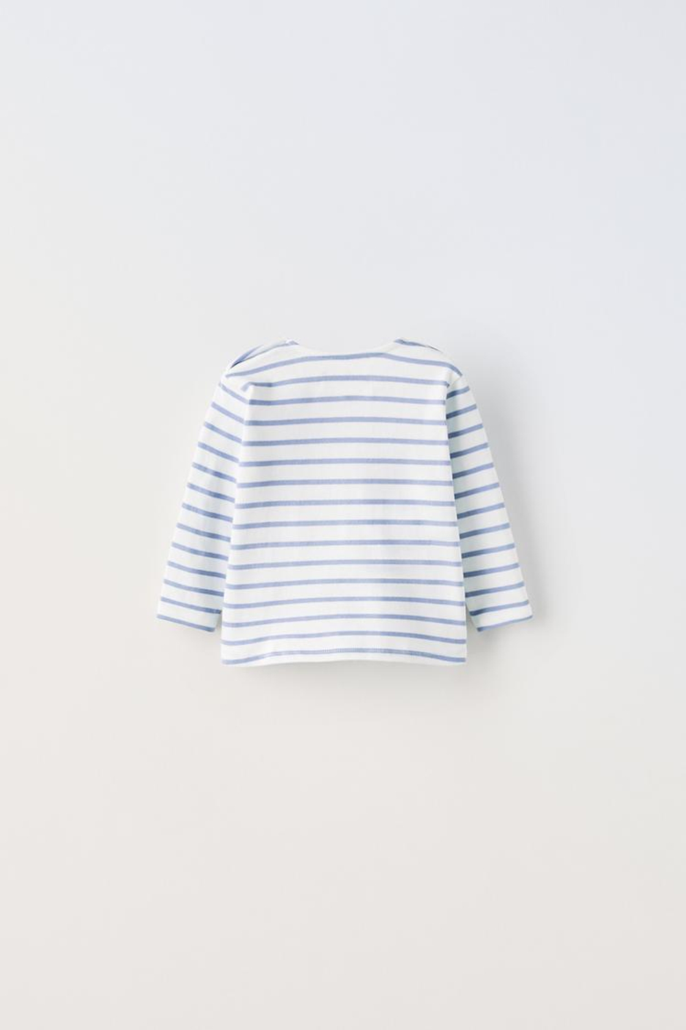 ZARA ФУТБОЛКА В ПОЛОСКУ, СИНИЙ