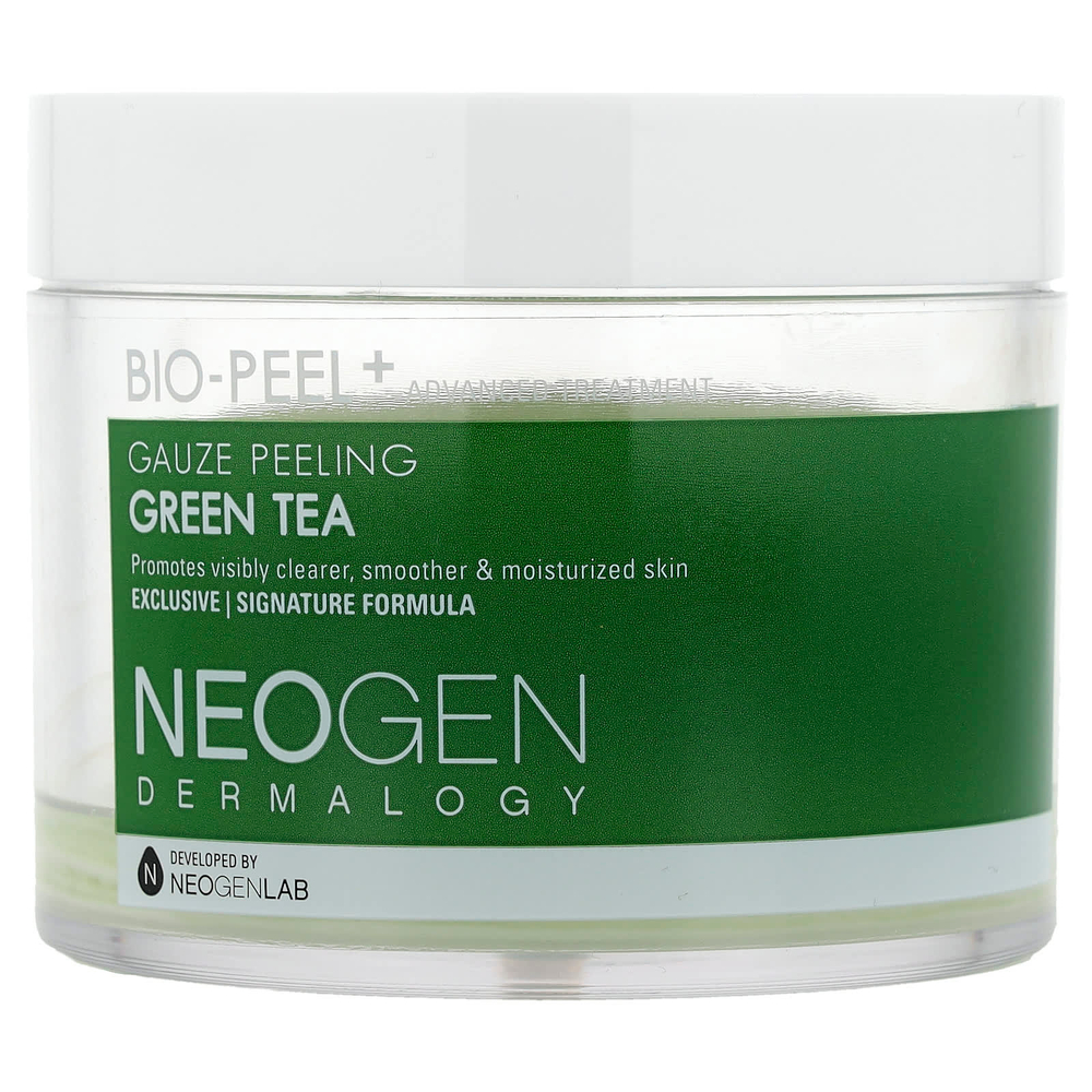 Neogen, Bio-Peel, диски для пилинга, зеленый чай, 30 шт., 200 мл