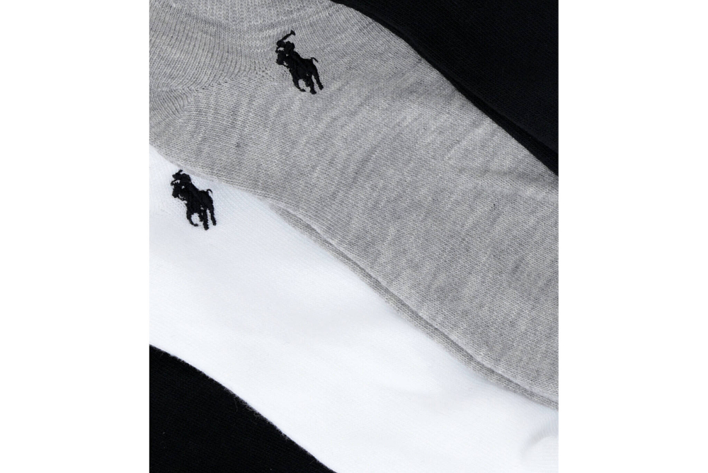 носки 6 пар POLO RALPH LAUREN - серый(455747503)