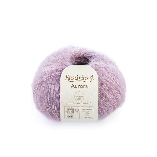 Пряжа ROSARIOS 4 Aurora (70% кид мохер, 30% шёлк)