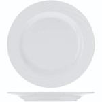 Белая мелкая тарелка «Голубка» (диаметр 30 см) (Цвет: белый)