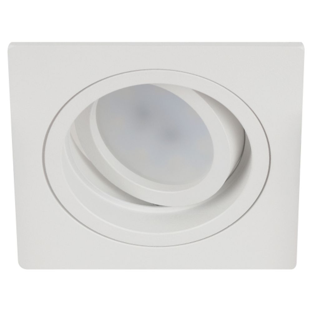 Встраиваемый светильник алюминиевый ЭРА KL85 WH MR16/GU5.3 белый