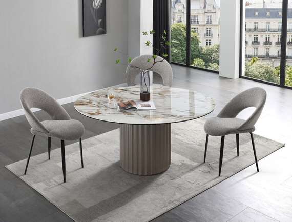 Cтул Treo серо-бежевый