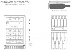 Винный холодильник Dunavox DAUF-38.100DOP.TO