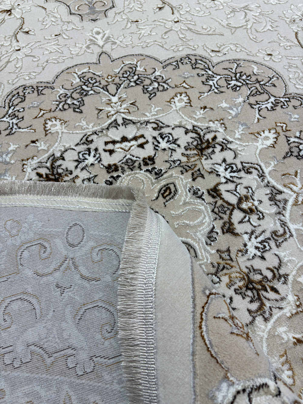 Ковер Zarina M107A Cream/Cream Овал