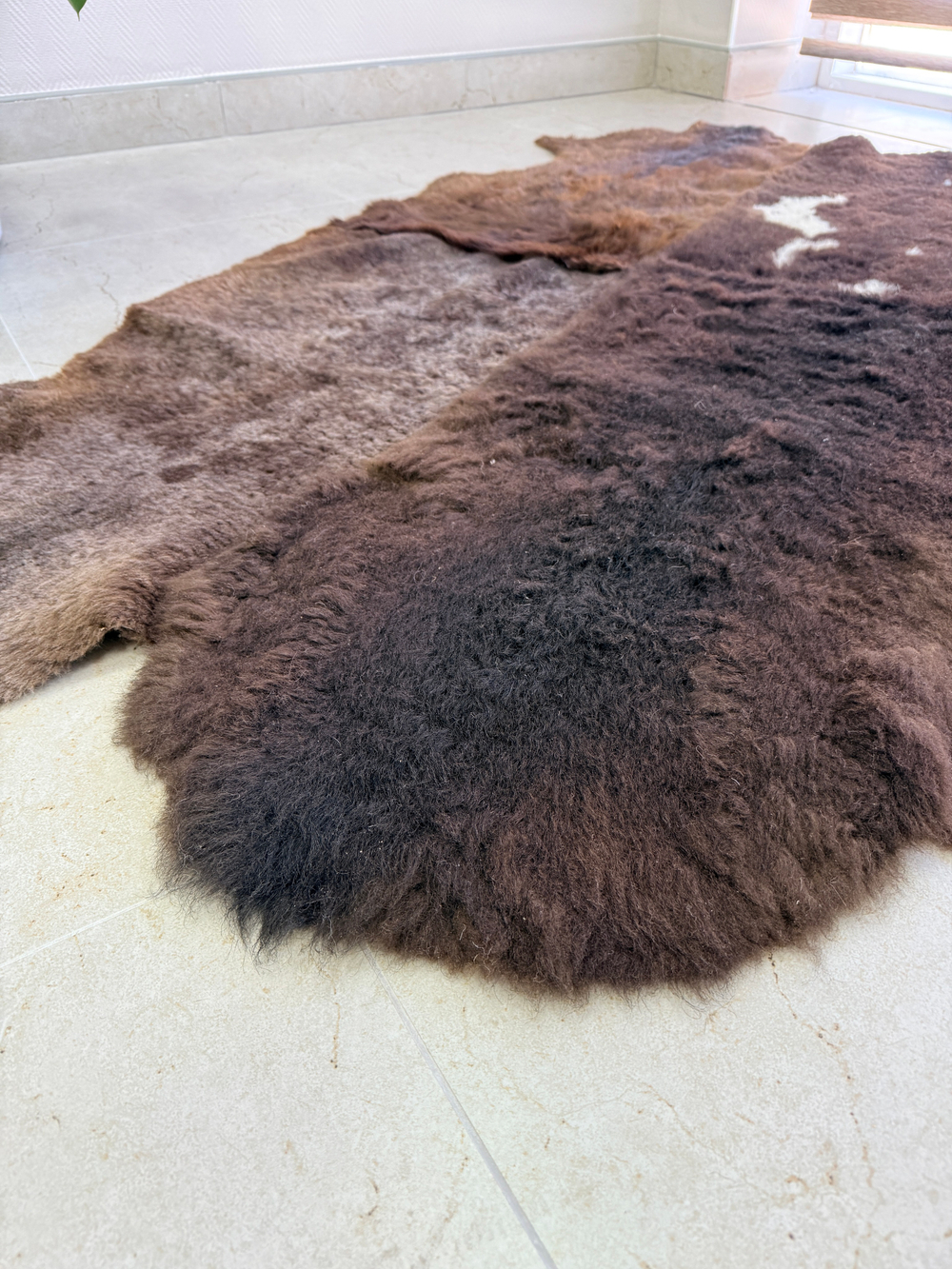 Ковер шкура натуральная овчина Меховой