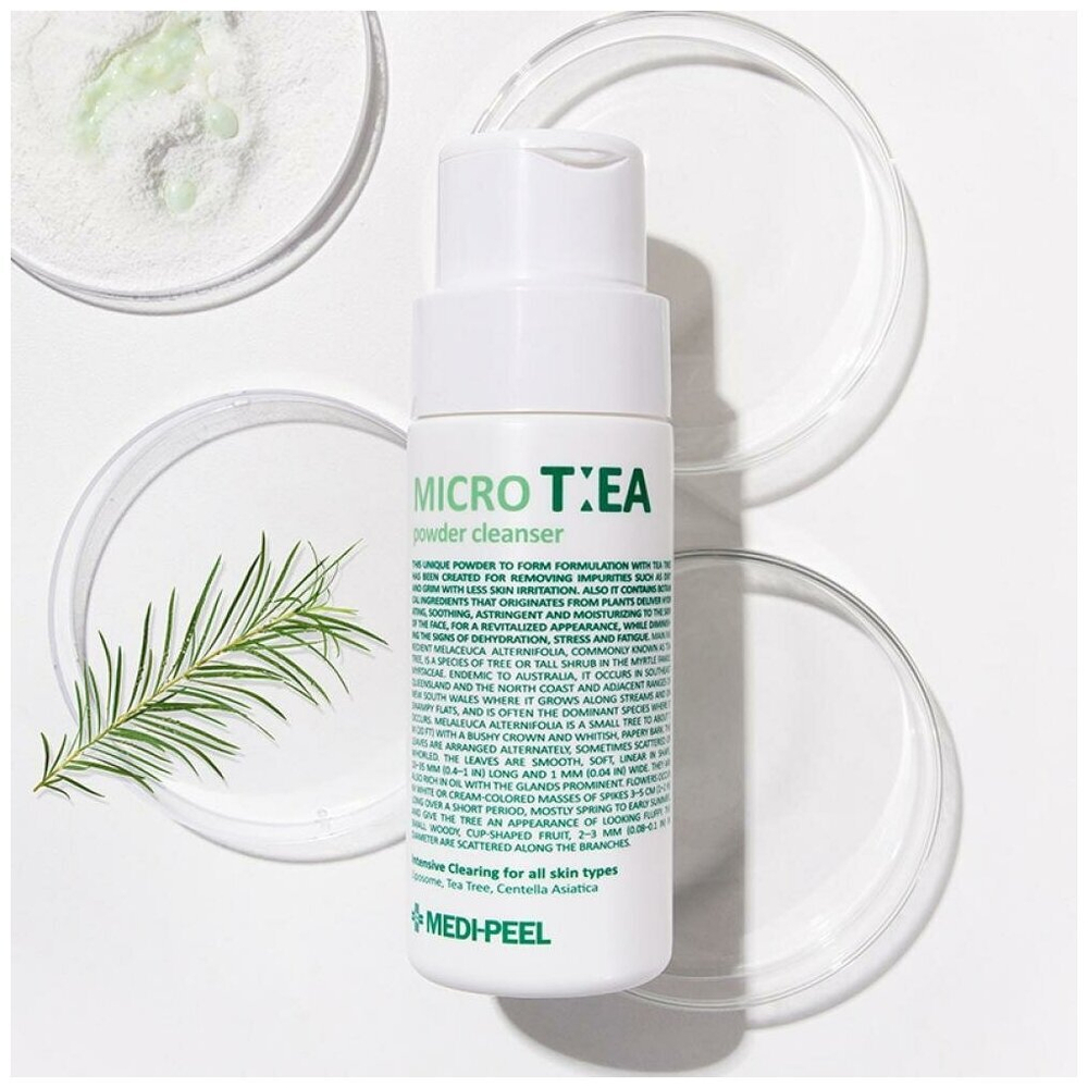 MEDI-PEEL Micro Tea Powder Cleanser (70g) Глубоко очищающая энзимная пудра