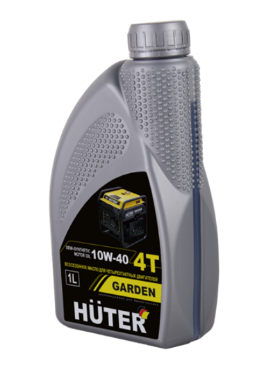 Масло моторное 10W-40 полусинтетическое для четырёхтактных двигателей Huter