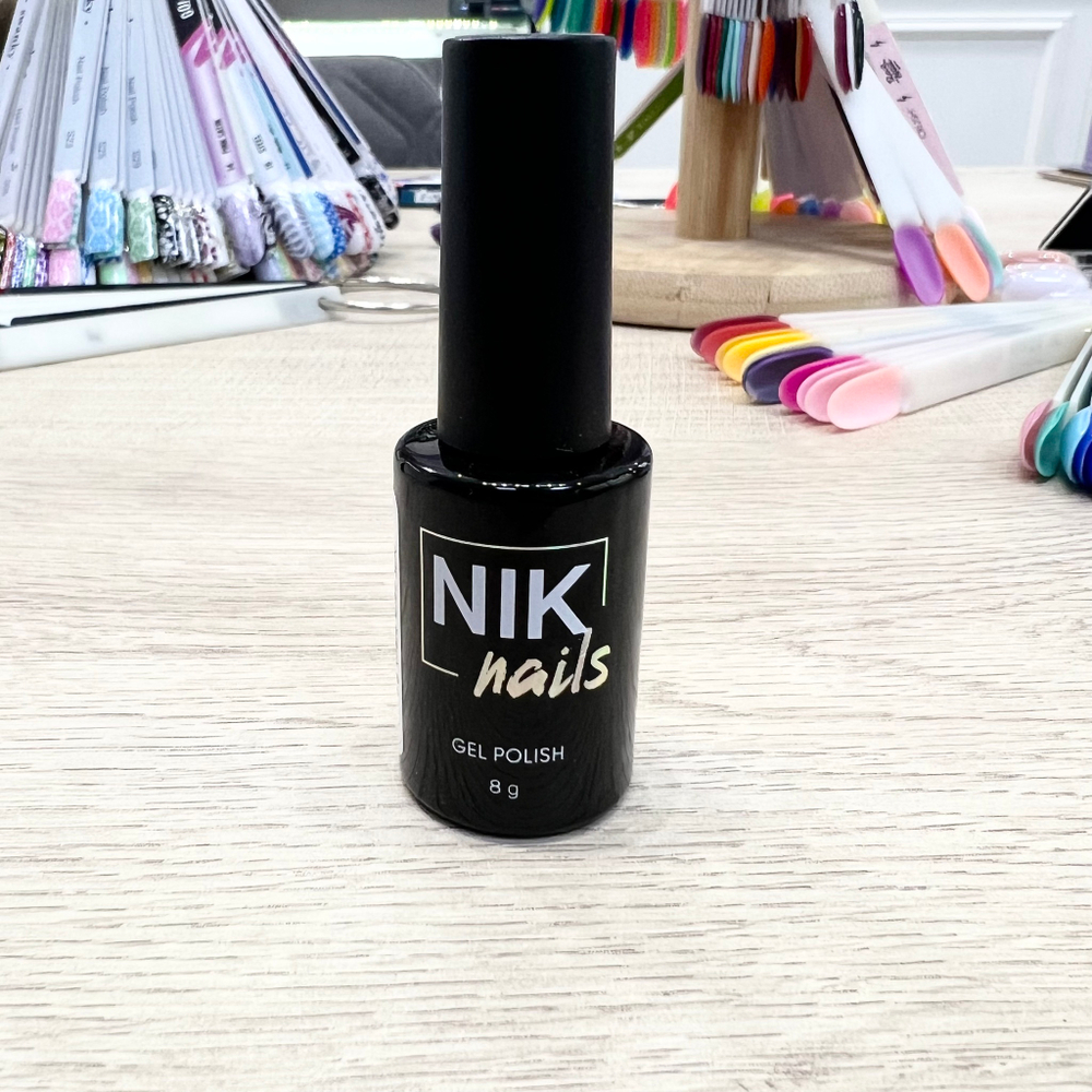 Гель-лак ТМ NIK nails black 8g.