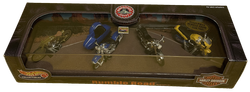 Hot Wheels Collectibles Rumble Road Motorcycle Set (2000)