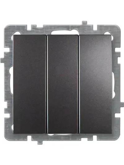 Выключателя 3-кл Nilson touran/alegra metallic 24160466