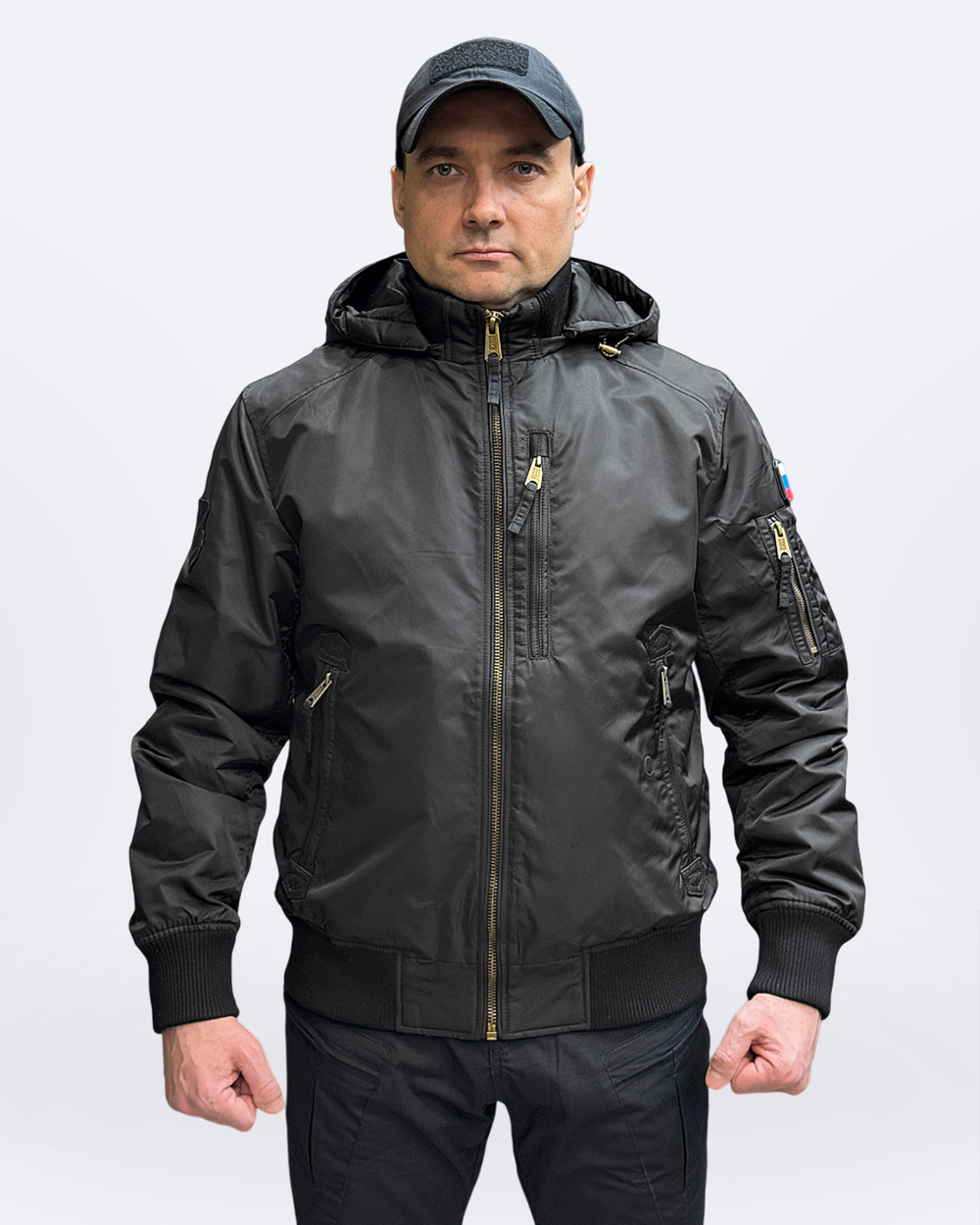 Куртка бомбер Corbona Деми Черный