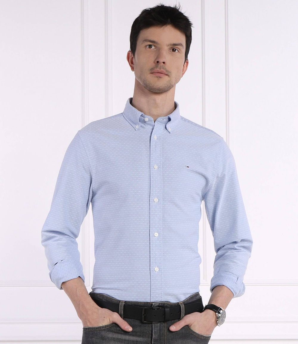 Рубашка OXFORD DOBBY Tommy Hilfiger - голубой(MW0MW36204)