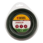 Леска для триммера двухкомпонентная круглая 2,65мм 15 м EXTRA CORD// Denzel