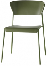 Стул пластиковый Scab Design Lisa Technopolymer Go Green, оливковый