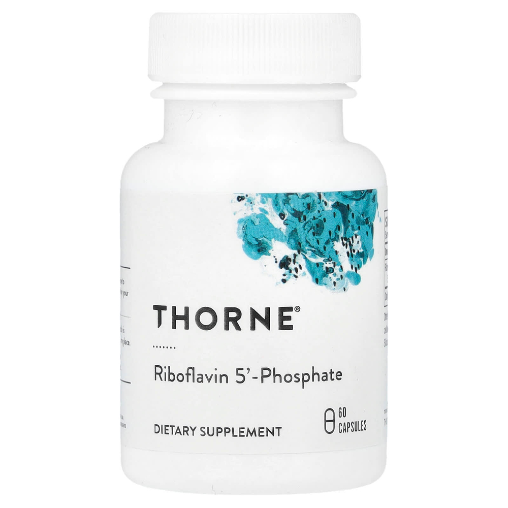 Thorne, Рибофлавин 5' фосфат, 60 капсул