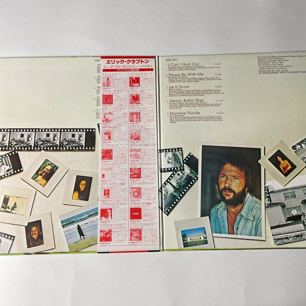 Винтажная виниловая пластинка LP Eric Clapton 461 Ocean Boulevard (Japan 1980) (Obi) Please Be With Me
