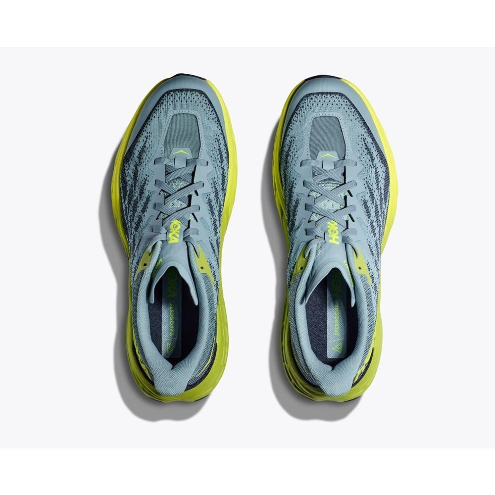 Кроссовки мужские HOKA M SPEEDGOAT 5 WIDE Stone Blue / Dark Citron