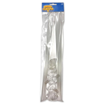 Держатель для шара Набор 10 шт Палочка + Розетка 38 см (Белый)