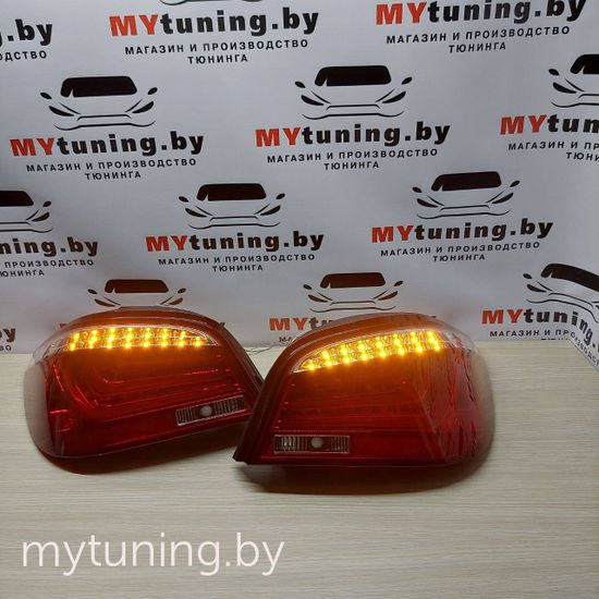 Задние фонари для BMW 5 E60 LCI (07-10) LED красные светлые