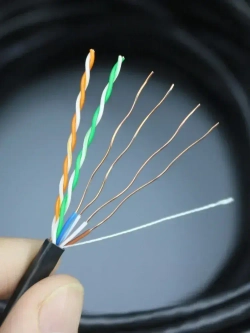 Витая пара кабель уличный, кабель витая пара, 35м, CCA, 4pr, 8 жил