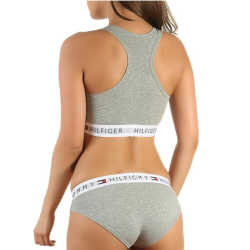 Женский комплект серый топ и брифы Tommy Hilfiger Women