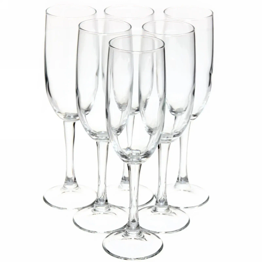 Набор бокалов для шампанского 6шт 155мл «Империал» 44819