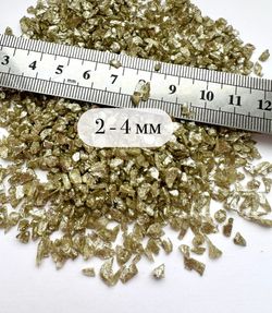 СТЕКЛЯННАЯ КРОШКА БЛЕСТЯЩАЯ ШАМПАНЬ 2 фракция