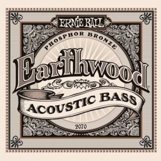 Струны для акустической бас-гитары ERNIE BALL 2070 Earthwood Phosphor Bronze 45-95