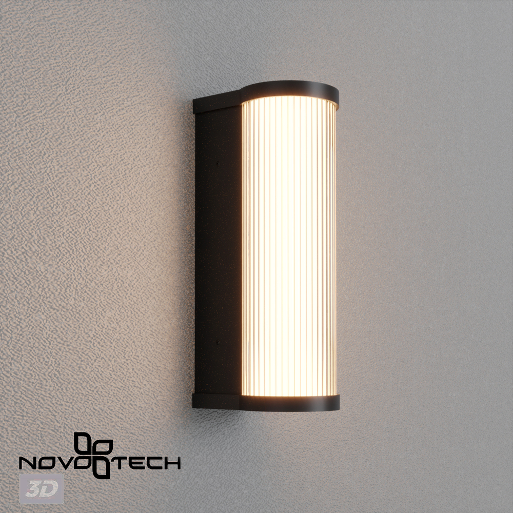 Уличный настенный светодиодный светильник Novotech 359984 STREET NT26 000  IP65 LED 12W 220-240V 3000K FLUO