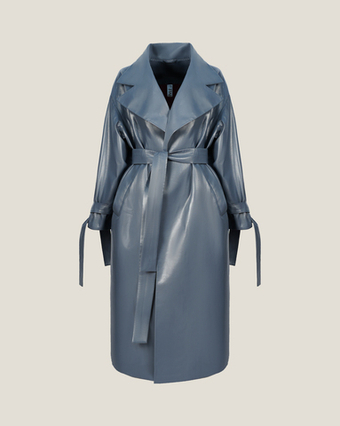 Gretta тренчкот кожаный