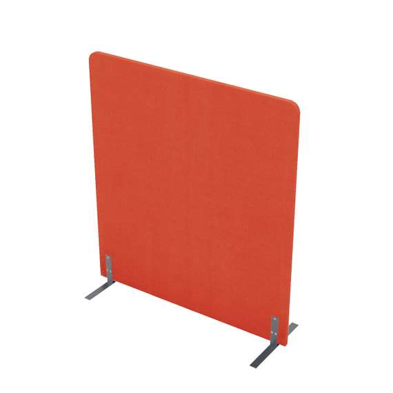 011.МПО.1214 Акустическая мобильная перегородка на стационарных опорах (1200*450*1400)