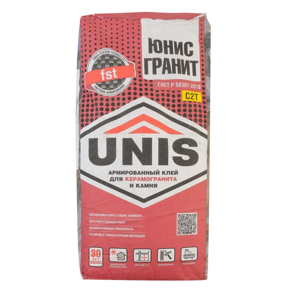 Клей для плитки Unis Гранит C2T 25 кг