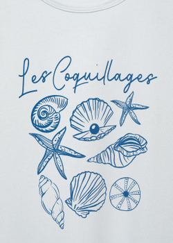 Хлопковая футболка с принтом