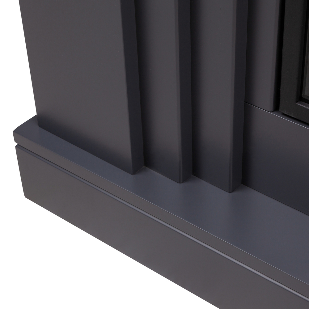 Каминокомплект Real Flame Stanley 26 GR с очагом Moonblaze Deluxe Brass